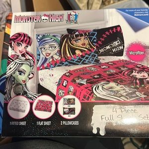 Monster high sheet set